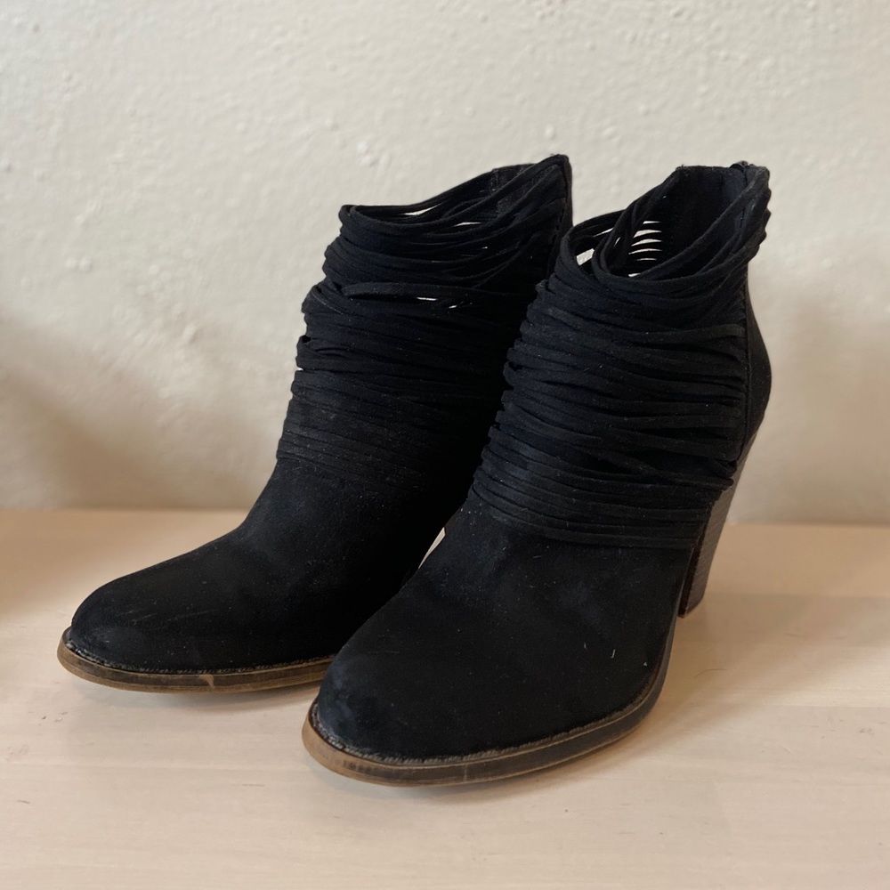 Fergalisious Black Bootie Heel - Picture 3 of 7
